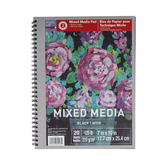 Black Mixed Media Pad by Artist&#x27;s Loft&#x2122;